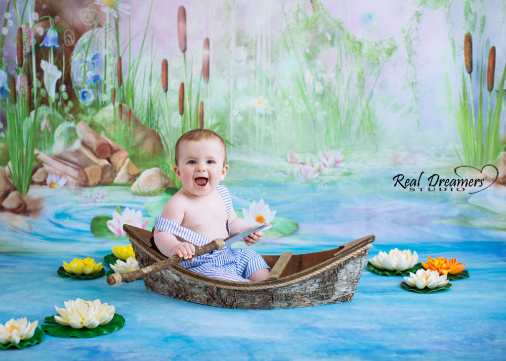 Servizio Fotografico Bambini - loto e barchetta