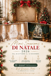 Scopri di più sull'articolo Natale 2026: scopri tutti i dettagli dei nostri servizi fotografici di natale